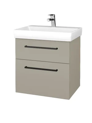 Značkový Koupelnová skříňka PROJECT SZZ2 60 - M05 Béžová mat / Úchytka T06 / M05 Béžová mat