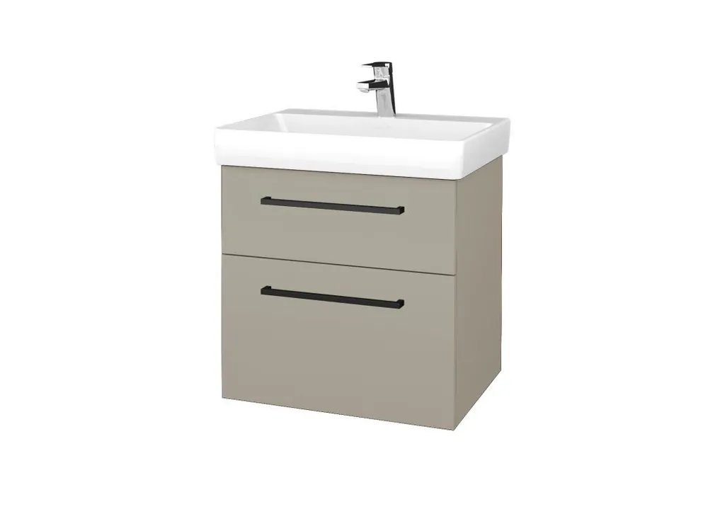 Značkový Koupelnová skříňka PROJECT SZZ2 60 - M05 Béžová mat / Úchytka T06 / M05 Béžová mat