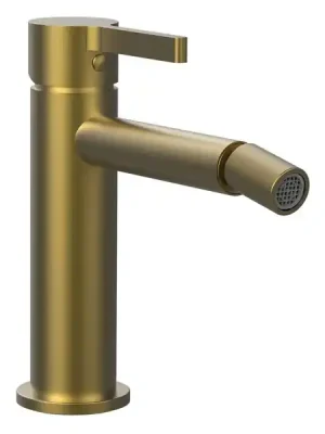 Značkový Sapho ICONIC stojánková bidetová baterie bez výpusti, zlato mat