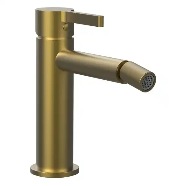 Značkový Sapho ICONIC stojánková bidetová baterie bez výpusti, zlato mat