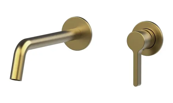 Zlevněný Sapho ICONIC Podomítková dvouprvková umyvadlová baterie, zlato mat