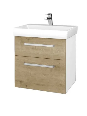 Akční Cena Koupelnová skříňka PROJECT SZZ2 60 - N01 Bílá lesk / Úchytka T01 / D09 Arlington