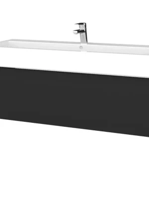 Značkový Koupelnová skříňka VARIANTE SZZ 120 pro umyvadlo Duravit Vero - N03 Graphite / N03 Graphite