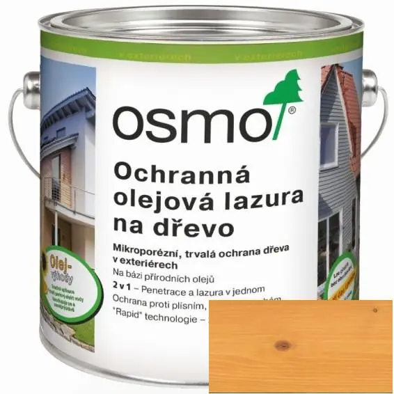 Značkový OSMO 731 Ochranná olejová lazura 0,75 L