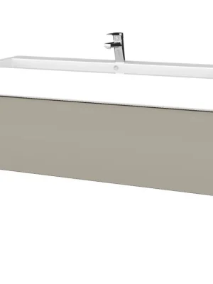 Akční Cena Koupelnová skříňka VARIANTE SZZ 120 pro umyvadlo Duravit Vero - N01 Bílá lesk / M05 Béžová mat
