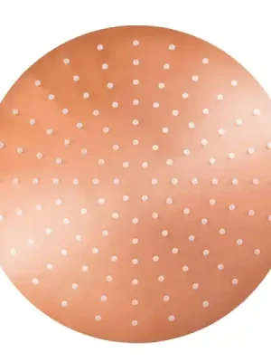 Značkový Rav Slezák Hlavová sprcha kulatá kovová ø 30cm s 4-otvorovými tryskami zlatá růžová lesklá