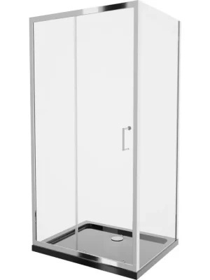 Zlevněný MEXEN/S - Apia Sprchový kout 130x100, transparent, chrom + vanička se sifonem 840-130-100-01-00-4070