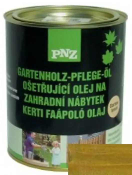 Zlevněný PNZ Ošetřující olej na zahradní nábytek salzgrün / slaná zelená 2,5 l