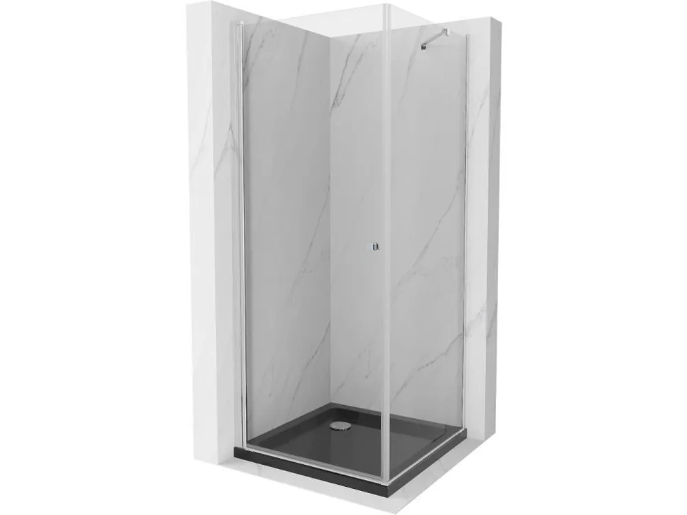Zlevněný MEXEN/S - Pretoria sprchový kout 70x70, transparent, chrom + sprchová vanička včetně sifonu 852-070-070-01-00-4070