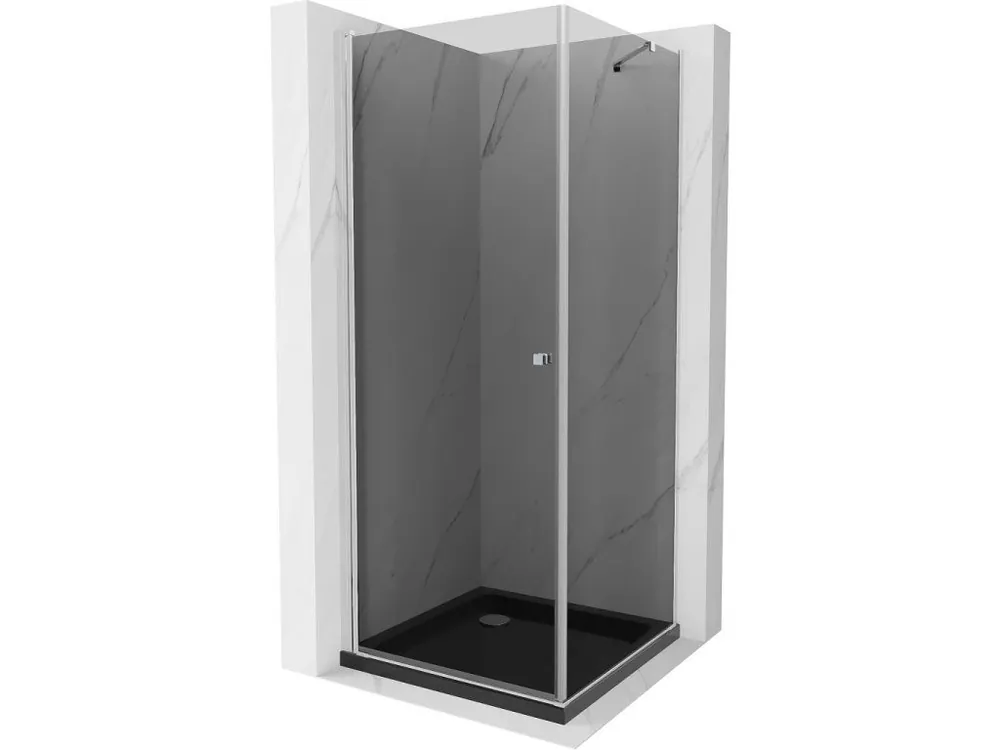 Akční Cena MEXEN/S - Pretoria sprchový kout 70x70, grafit , chrom + sprchová vanička včetně sifonu 852-070-070-01-40-4070