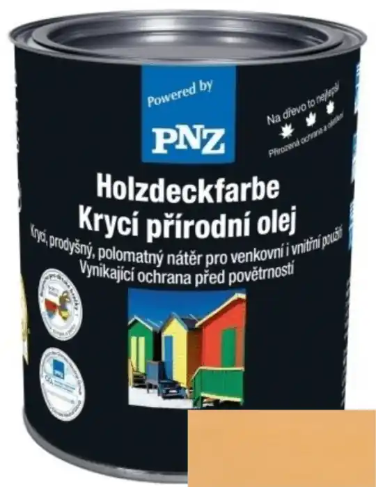 Akce PNZ Krycí přírodní olej sonnengelb / světle žlutá 0,75 l