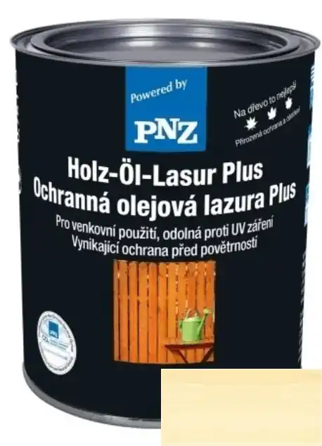Zlevněný PNZ Olejová lazura PLUS farblos / bezbarvý 5 l