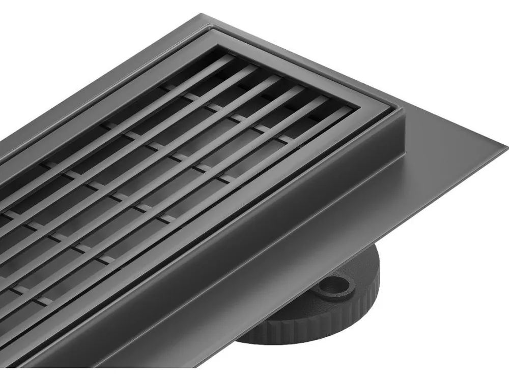 Akce MEXEN/S - Flat 360° M33 podlahový žlab otočný 60, černý 1733060-40