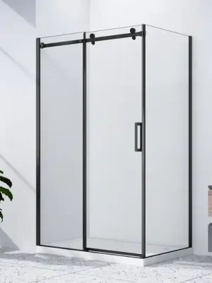 Zlevněný Gelco DRAGON Black Sprchový kout obdélníkový 140x80cm, černá mat