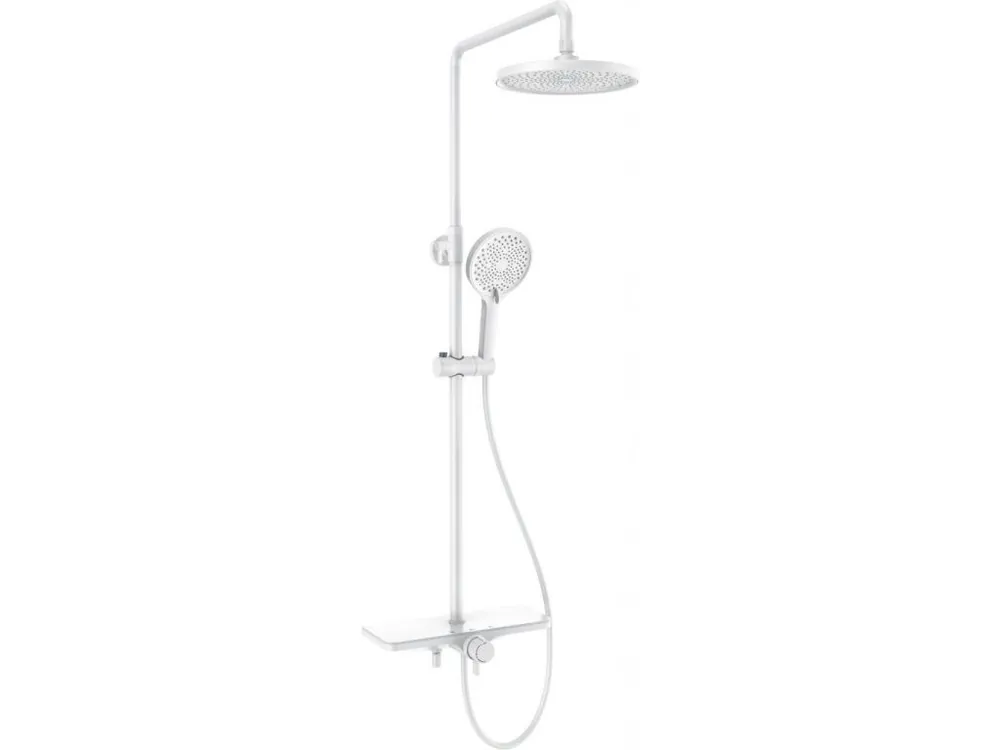 MEXEN - Frost nástěnný sprchový set s dešťovou sprchou a baterií, bílá 78111-20 Super Cena