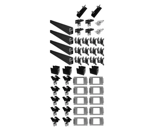 Novinka Regulus Montážní sada pro uchycení fotovoltaických panelů, černá