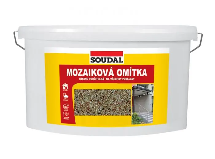 Zlevněný SOUDAL Mozaiková omítka sv. písek 044 16 kg