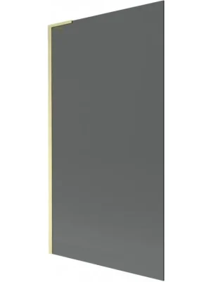 Akční Cena MEXEN/S - Next L vanová zástěna FIX 100 x 150, grafit, zlatá kartáčovaná 895-100-000-03-40-55