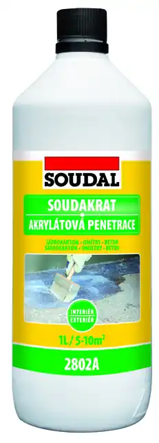 Akce SOUDAL SOUDAKRAT Akrylátová penetrace 1kg