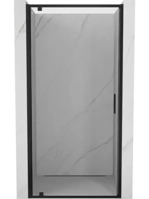 Akční Cena MEXEN/S - Exo sprchové dveře křídlové 80, transparent, černá - 8181-080-000-01-00 8181-080-000-70-00