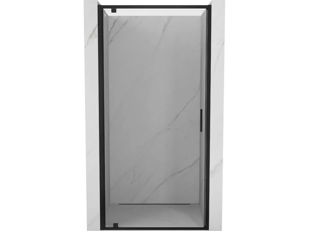 Akční Cena MEXEN/S - Exo sprchové dveře křídlové 80, transparent, černá - 8181-080-000-01-00 8181-080-000-70-00