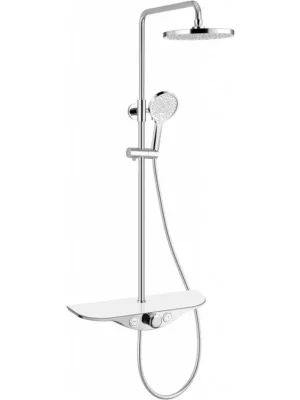 Objednat Nyní MEXEN - Exxo Sprchový sloup s dešťovou sprchou a baterií, chrom/bílá 78113-20