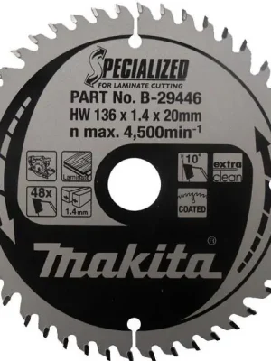 Akční Cena Makita B-29452 pilový kotouč na lamino 165x20mm 52T