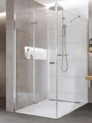 Akce Mereo Sprchový kout Novea obdélníkový 80x100 cm, zalamovací dveře, dveře levé a pevný díl - CK13813ZL