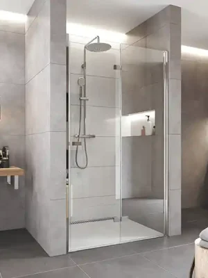 Akce Mereo Zalamovací sprchové dveře, Novea, 90x200 cm, chrom ALU, sklo Čiré, pravé provedení - CK10823ZP