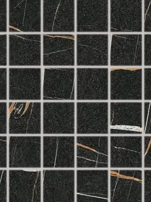 Mozaika Fineza Vision černá 30x30 cm mat Vysoce Kvalitní