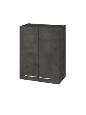 Akční Cena Horní skříňka DOS SYD2 60 - D16 Beton tmavý / Úchytka T03 / D16 Beton tmavý