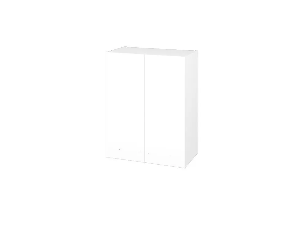 Akce Horní skříňka DOS SYD2 60 - N01 Bílá lesk / Bez úchytky T31 / L01 Bílá vysoký lesk