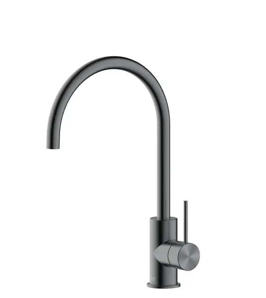 Značkový Dřezová baterie SAT Aurum s otočným ramínkem broušený gun metal SATBAUR280BGM