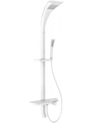 Autentický MEXEN - Sonic nástěnný sprchový set s dešťovou sprchou a baterií, bílá 78110-20