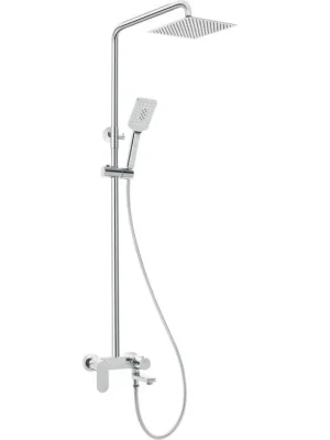 DEANTE - Alpinia chrom - Sprchový sloup, s vanovou baterií - pohyblivý výtok NAC_01AM Ověřený