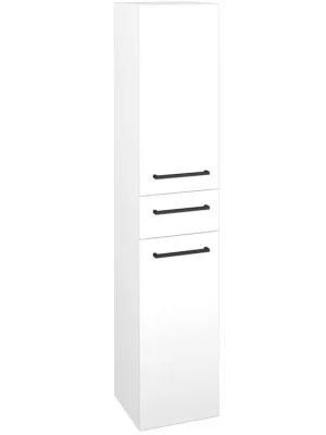 Akce Vysoká skříň s košem DOS SVD2ZK 35 - M01 Bílá mat / Úchytka T06 / M01 Bílá mat / Pravé