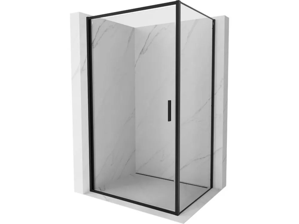 Zlevněný MEXEN/S - Exo sprchový kout dveře křídlové 70 x 85, transparent, černá 817-070-085-70-00