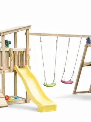 Zlevněný Blue Rabbit Cascade 90 cm bez druhé skluzavky tmavě zelená