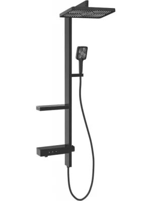 MEXEN - Roar nástěnný sprchový set s dešťovou sprchou a baterií, černá 78105-70 Odeslání Ihned