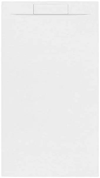 Akce Sprchová vanička obdélníková SAT Fusion 160x90 cm litý mramor Blanco SATFU16090BL