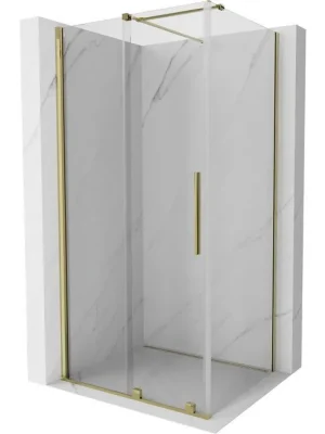 Akce MEXEN/S - Velar sprchový kout 110 x 80, transparent, zlatá 871-110-080-01-50