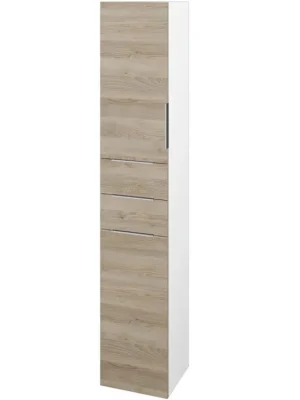 Akce Vysoká skříň s košem DOS SVD2Z2K 35 - N01 Bílá lesk / Úchytka T05 / D17 Colorado / Levé