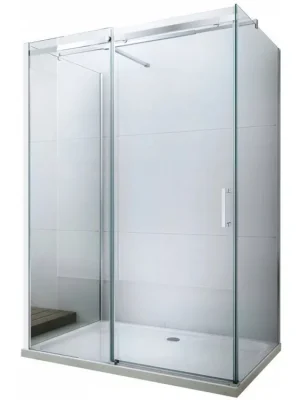 Značkový MEXEN/S - OMEGA sprchový kout 3-stěnný 130x90, transparent, chrom 825-130-090-01-00-3S