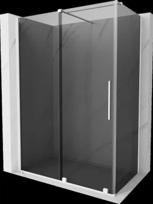 Značkový MEXEN/S - Velar sprchový kout, posuvné dveře 140 x 85, grafit, bílá 871-140-085-41-20